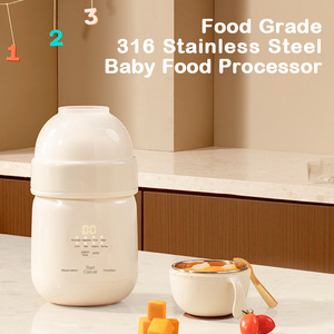 Machine à aliments pour bébé Nourriture spécifique pour bébé Fabrication de <span class=keywords><strong>boue</strong></span> Vapeur Remuer Petit broyeur Mélangeur - Product Image 4