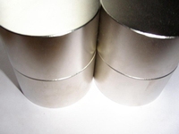 Aimants en néodyme ronds cylindriques de grande taille, à forte force de traction, excellente résistance, prix d'usine N52