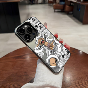 Funda para Teléfono Móvil con Diseño Moderno de Carcasa Rígida de PC con Dibujos Animados de Anime IMD Luffy y Pintura UV para 17 Pro Max 16 15 14 13 12 <span class=keywords><strong>11</strong></span> - Product Image 3
