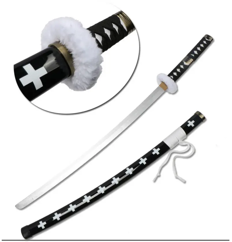 Trẻ Em Đồ Chơi Thanh Kiếm Bán Buôn Sinh Thái ABS Tre Samurai Thanh Kiếm Hai Chiều Thanh Kiếm Cosplay Đạo Cụ Anime Tái Khắc