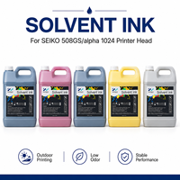 Encre à faible odeur sans benzène pour têtes d'impression Konica 512i 1024i, imprimantes Grando XEDA SPT, impression de bannières et de panneaux publicitaires extérieurs sur tissu