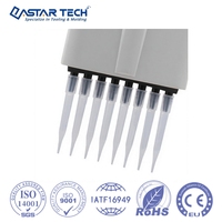 Embout de pipette en plastique personnalisé à 8 bandes pour pipette multicanal, moulage par injection OEM, sans stock