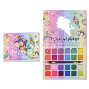 Palette de fards <span class=keywords><strong>à</strong></span> paupières IGOODCO en gros, haute pigmentation, 24 couleurs, arc-en-ciel, crème glacée, <span class=keywords><strong>nacré</strong></span>, mat, maquillage - Product Image 2