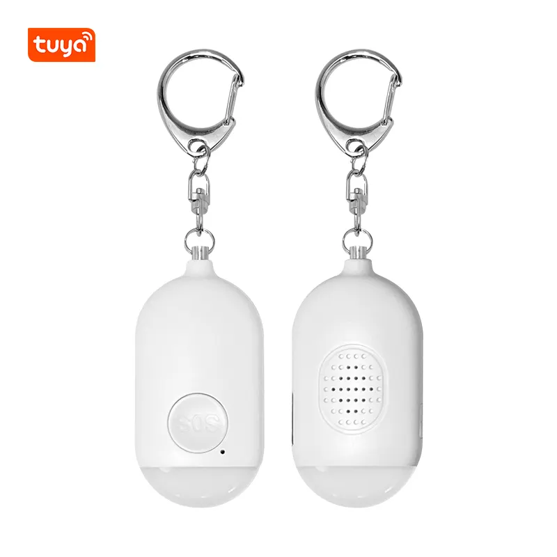 The New Upgrade 130Db Smart Tuya 4G SOS Emergency Panic Alarm Keychain Pendant And Personal Safety Alarm Bluetooth