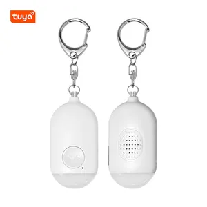 A Nova Atualização 130Db Smart Tuya 4G SOS Alarme De Pânico De Emergência Chaveiro Pingente E Alarme De Segurança Pessoal Bluetooth