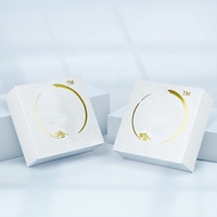Boîtes en carton blanc pliables personnalisées pour l'emballage de produits cosmétiques et de soins de la peau