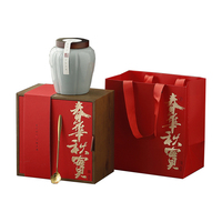 Emballage de boîte en bois de cadeau de luxe personnalisé pour service à thé en céramique tasses personnalisées tasse en céramique en vrac bon marché pour boîte-cadeau en bois