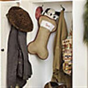 Nouvelles chaussettes de Noël pour le commerce extérieur, sacs cadeaux, articles de décoration d'ambiance, chaussettes en jute en forme d'os de chien pour - Product Image 2