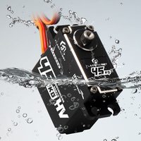 Pengiriman Cepat 45KG 0.11s Kecepatan Tinggi 8.4V HV Tahan Air IP67 Roda Gigi Logam Brushless Suku Cadang RC Mobil Skala 1/8 Servo