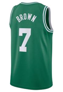 2024-25 नई बॉस्टन उच्च गुणवत्ता वाली बास्केटबॉल जर्सी ने लोगो के साथ कढ़ाई वाली जर्सी कस्टम जर्सी कस्टम जर्सी - Product Image 4