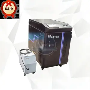 Acctek China Faserlaser reinigungs maschine Laser reiniger Rost ölfarbe Staub entfernen für Holz Metall boden 1000w 2000w 3000w