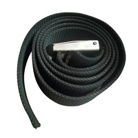Ceinture de plongée pour adulte en acier inoxydable avec boucle dentelée, sangle de plomb, harnais de sécurité anti-emmêlement et système de dégagement rapide