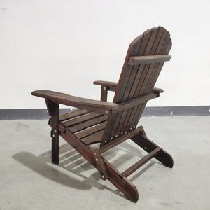 Silla Adirondack Moderna de Madera Maciza DISHI, Semi-Ensamblada, Sillón para Patio, Jardín, Hotel, Villa, Sala de Estar - Product Image 6