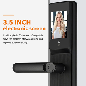 Cerradura de Puerta con Huella Dactilar, <span class=keywords><strong>Candado</strong></span> Digital con Bluetooth, Cerradura Inteligente <span class=keywords><strong>para</strong></span> Hotel con Wifi y Cámara - Product Image 6
