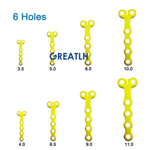 แผ่นล็อกสำหรับกระดูกและกล้ามเนื้อแผ่นกระดูกไทเทเนียมสำหรับสัตว์เลี้ยงเครื่องมือสำหรับกระดูกต้นขาหัก - Product Image 2