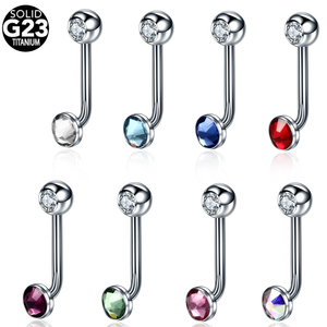 Lingchee Titane Vertical Capuche Piercings Fleur Sexy <span class=keywords><strong>Vagin</strong></span> Génital Piercing VCH Piercings Bijoux - Product Image 1