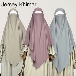 高级球衣Khimar祈祷1层长款批发穆斯林妇女斋月开斋节围巾即时埃及腰火鸡Khimar - Product Image 1