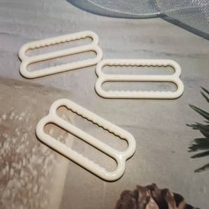 Haute qualité 20-30mm alliage métal maillots de bain soutien-gorge sangle ajusteur anneau en métal curseur pour sous-vêtements confortable glisse haute accessoires - Product Image 4