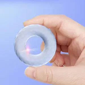 Silicone Anel Peniano Pênis Alargamento Para Homens Extensor de Preservativos Atraso de Tempo Bens Íntimos Brinquedos Do Sexo para Homens Preservativo Reutilizável