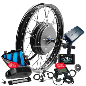 1000w 1500w 2000w 3000w 5000w 8000w kit bici elettrica ebike velo elettrique bicicleta elettrica elettrica motore del mozzo posteriore brushless