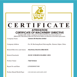 Phòng thí nghiệm Mini ống lò duy nhất giai đoạn điện 1200C chân không hình ống lò với Nhỏ Ống thạch anh khu vực bên ngoài dia25/50*600 mét - Product Image 5