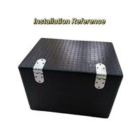 Bisagra Plegable Semicircular de Acero Inoxidable 304, Dimensiones Personalizables para Cajas Eléctricas de Madera Aisladas