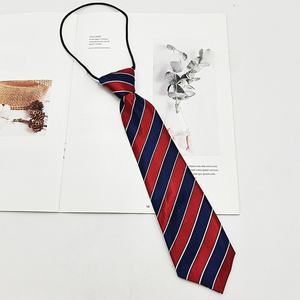 Vente en gros Stock prêt Cravates et nœuds papillon <span class=keywords><strong>pour</strong></span> enfants Marine/Noir/Satin rayé <span class=keywords><strong>pour</strong></span> uniforme scolaire et vêtements de cérémonie - Product Image 2