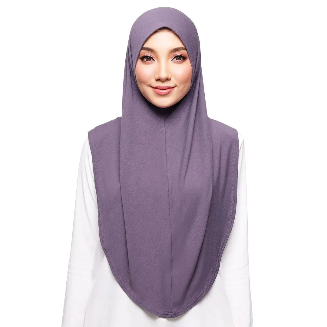 Nieuwste Ontwerp Jersey Instant Sjaal Premium Stretchy Jersey Sjaal Klaar Te Dragen Instant Hijab