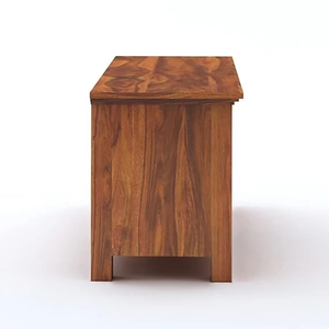 ตู้วางทีวีไม้จริง Jodhpuri Woods Dang ชุดเฟอร์นิเจอร์เพื่อความบันเทิง งานแฮนด์เมดทันสมัย สำหรับห้องนั่งเล่น ทนทาน สวยงาม - Product Image 4