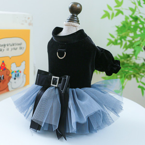 Ropa para mascotas con personalidad, ropa de invierno y otoño para perros y gatos, vestido de novia fantasma de moda de lujo para perros - Product Image 4