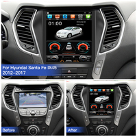 Radio de Coche con Pantalla Android y DSP STWEI para Hyundai IX45 Santa Fe 2012-2017, Reproductor Multimedia, Navegador GPS, Carplay, Unidad Principal, Estéreo Automotriz