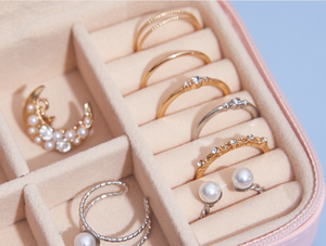 PU Leather Simple Jewelry <span class=keywords><strong>Box</strong></span> Bông Tai Sáng Tạo Trang Sức Di Động Hộp Lưu Trữ Bông Tai Nhẫn Nhỏ Hộp Trang Sức - Product Image 3