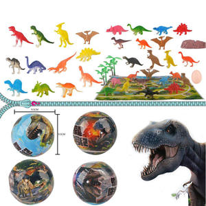 Zhiqu jouets oeufs de <span class=keywords><strong>dinosaure</strong></span> multi-modèle Simulation couleur Surprise balle aveugle modèle Animal figurines avec armes figurines d'<span class=keywords><strong>action</strong></span> - Product Image 5