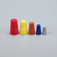 Kit de conectores de latón Easy-Twist 22-8AWG Tuercas de alambre aladas de color tostado con tapón de rosca