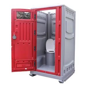 Toptan hdpe prefabrik kamu açık mobil taşınabilir tuvalet mobil kamu açık tuvalet