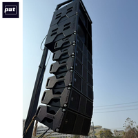 Système de haut-parleurs portable étanche à deux voies, 12 pouces, à gamme complète, haute sensibilité, en bois contreplaqué, 1200W
