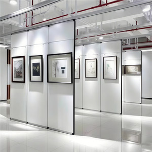 Gallary Acoustic gấp trượt tường hệ thống có thể điều chỉnh di chuyển melamine phòng Divider cho phòng tập thể dục lớp học Auditorium - Product Image 1