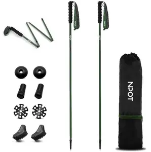 NPOT Super Cost-effective Hiking Pole Cheap And Easy To Use Hiking Pole Aluminum Carbon Steel EVA And Cork Treatment 135