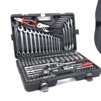 Kit de herramientas manuales de combinación de 137 piezas Llave de vaso de 72 dientes Personalizable Soporte OEM Talleres de estación de trabajo de estuche rígido de 1 año