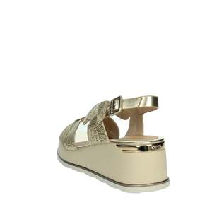Sandalias de Plataforma Metálicas Plateadas para Mujer, Modelo K 11002, de Keys, para Verano - Product Image 2