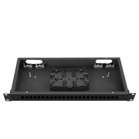 Panel Patch Fiber Optik Tipe Desktop SC LC FC ST 2 4 8 12 Port untuk Penggunaan FTTX AnHui China