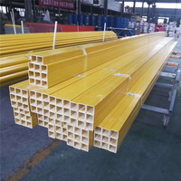 Perfiles Pultruidos de Fibra de Vidrio FRP Personalizados por el Fabricante, Tubo Cuadrado