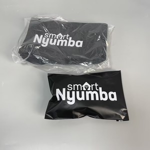 Bolsas de Correo Negras Mate de 6x9 Pulgadas, Bolsas de Poliéster Impresas en Blanco Personalizadas para Envíos de Comercio Electrónico, Embalaje para Ropa - Product Image 3