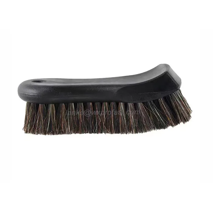 Otomotiv güzellik at saç fırçası araba iç temizleme fırçası ayak pedi temizleme fırçası yumuşak kıl deri aşınmasını azaltmak