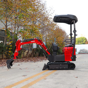 Mini-excavatrice sur chenilles multifonction certifiée CE Chine, 1 tonne, avec moteur, pompe et PLC haute efficacité, garantie 1 an sur le moteur - Product Image 3
