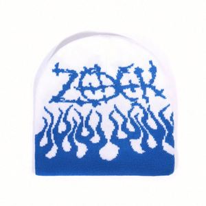 Gorros de Invierno Personalizados al por Mayor con Diseño a Medida, 100% Acrílico Jacquard Y2K, Tejido con Logotipo Personalizado, Unisex, para Negocios o Playa - Product Image 2