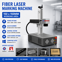Mesin ukiran penanda potong Laser serat cincin baja tahan karat cetak kalung nama perhiasan 20w