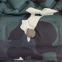 Matelas de camping gonflable monobloc avec pompe à pied intégrée – Tapis de pique-nique léger, épais et anti-humidité