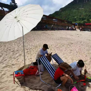 Silla de Playa Reclinable Portátil, Ideal para Exteriores, para Descansar, Acampar, Pescar - Product Image 4