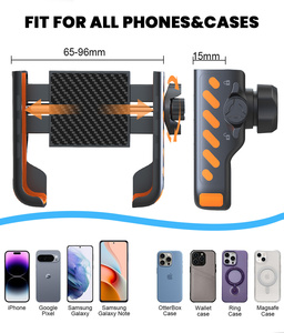 Support magnétique puissant pour téléphone, fixation guidon à dégagement rapide, hauteur réglable, compatible avec les surfaces métalliques - Product Image 3